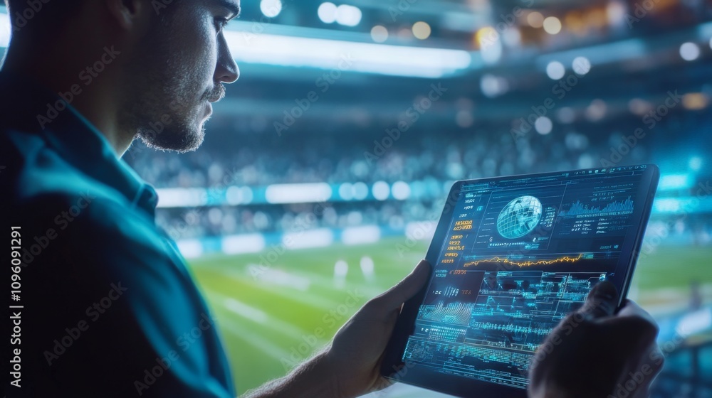Poster sports analytics in action a data-driven analysis of game performance stadium environment digital in