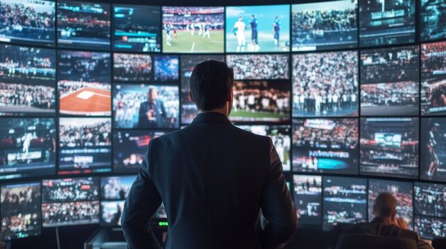 Data analysis event monitoring room digital technology corporate environment professional viewpoint decision-making insights