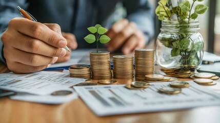 Investing in green sustainable finance strategies for growing economies home office business insights work environment informative perspective