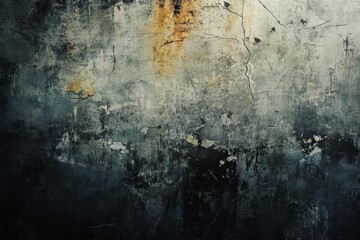 Fototapeta premium Distressed Concrete Wall Texture: Rustic, Vintage, and Grunge Background