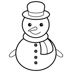 Snowman Vector Art