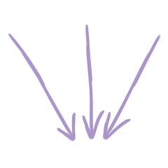 Handdrawn Arrow Scribble