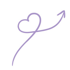 Handdrawn Arrow Scribble