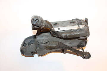 
Downed Mavic djj. Melted and deformed Mavic body.