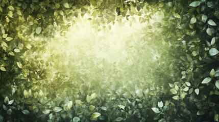 Lush greenery embraces serenity nature's haven background image tranquil environment leafy perspective peaceful concept