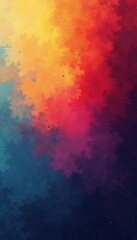 Fototapeta premium Abstract Gradient Background Blended with Noise and Grain for a Visually Rich Digital Art Design Full of Personality.