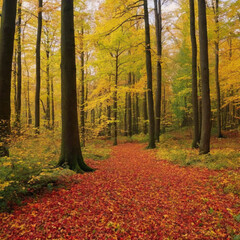 Obraz premium Autumn in the woods