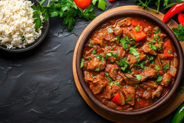 Soup On White Background