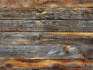 Aged Wood Texture with Horizontal Cracks and Visible Patterns