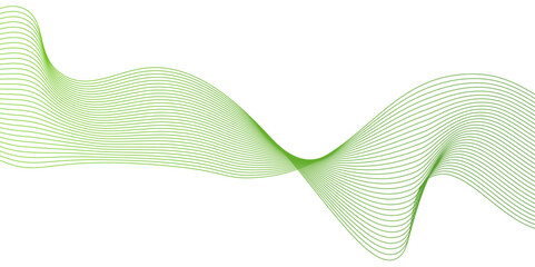 Abstract green waves background,Abstract green wavy lines. Colorful vector background.green wave melody lines on white background,Abstract green wave lines pattern background. green wave lines frame,	