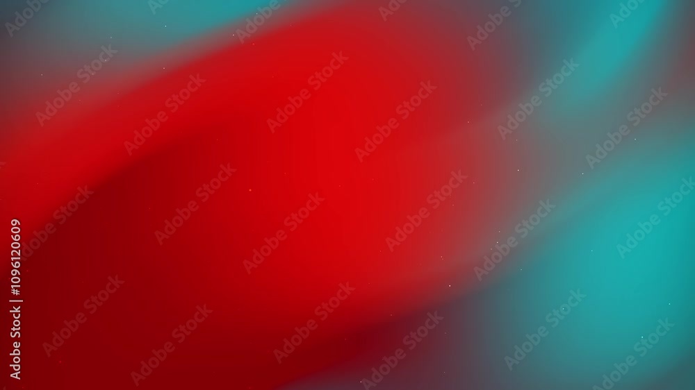 Poster abstract red and teal gradient swirl with subtle specks. modern or tech abstract background for your