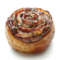 Fototapeta premium Bacon Roll Isolated