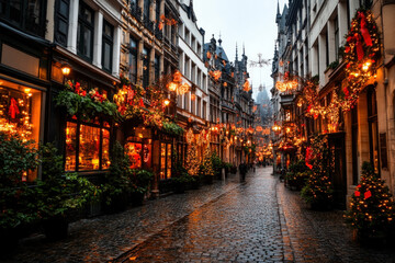 Obraz premium Brussels In Winter