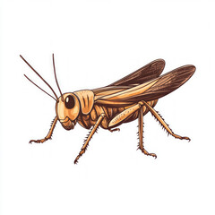 Cricket Insect Isolated