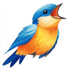 Obraz premium Song Bird Isolated