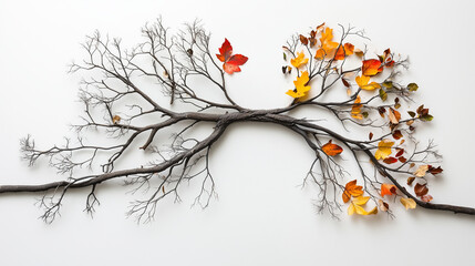 Obraz premium Lungs Made of Tree Branches and Leaves Representing Nature Connection