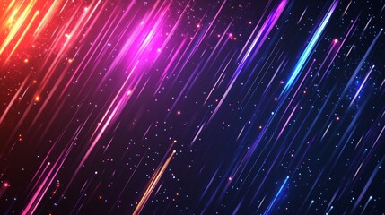 Fototapeta premium Abstract Glowing Lines Background Design