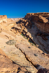 Landscape of Sidi Bouhlel Mountain near the city of Tozeur, Tunisia.