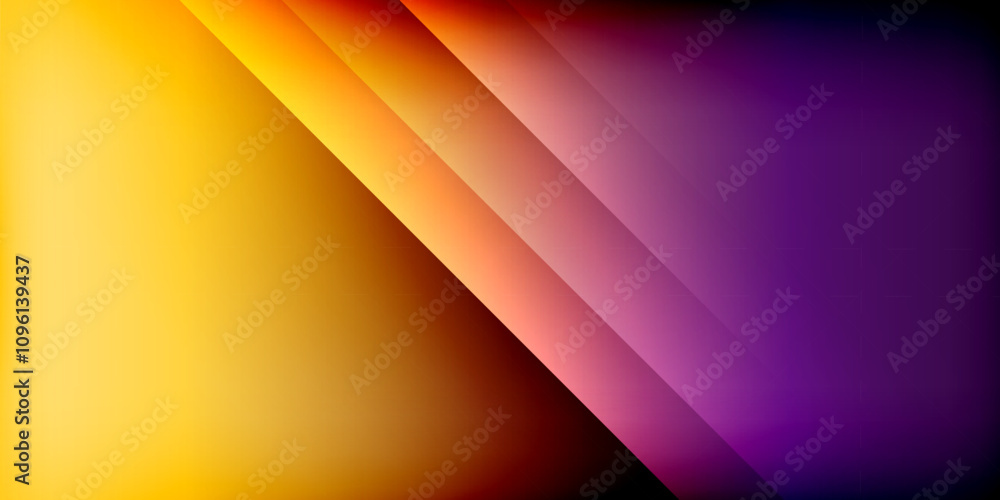 Poster dynamic shadow lines geometric shapes