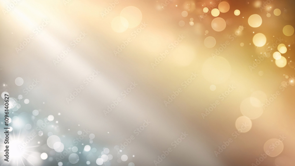 Poster blurred light silver glittery background, creating a soft and shimmering effect ideal for elegant an
