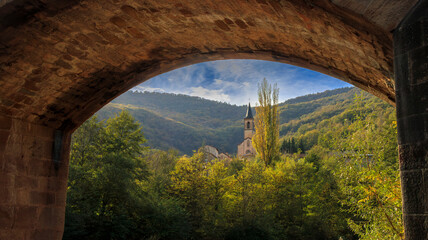 Aveyron Bridge in France