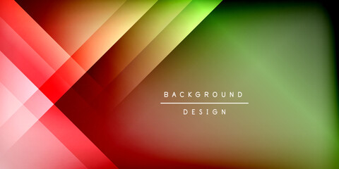 Dynamic shadow lines geometric shapes