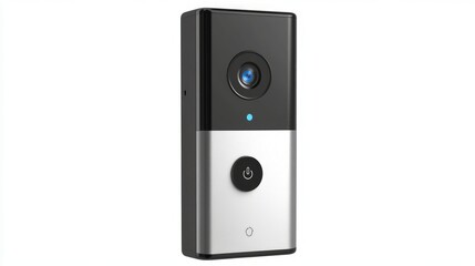Fototapeta premium Stylish Modern Doorbell - Smart Home Technology