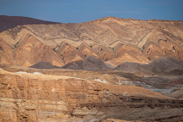 Tunisian mountain landscape near the village of Tamaqzah.
