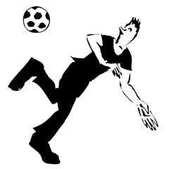 illustration personne, athlète, homme, femme, pratiquant activité sportive, représenté par lignes et traits noir pour utilisations diverses