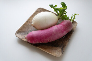 辛味大根とレディサラダ