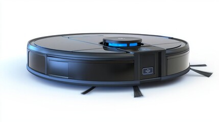 Fototapeta premium Autonomous Cleaning Robot - Modern Home Technology