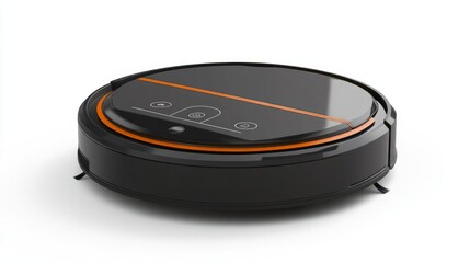 Fototapeta premium Sleek Modern Robotic Vacuum Cleaner