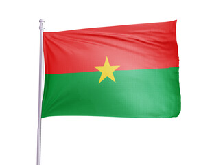 Naklejka premium Flag of Burkina Faso 