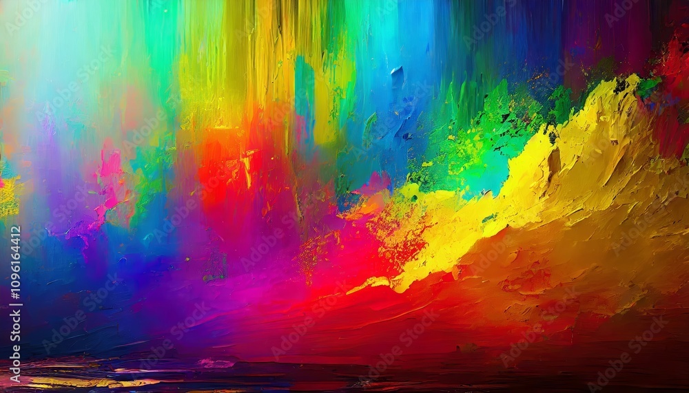 Poster vibrant and dynamic colorful abstract wallpaper texture background illustration in high-resolution f