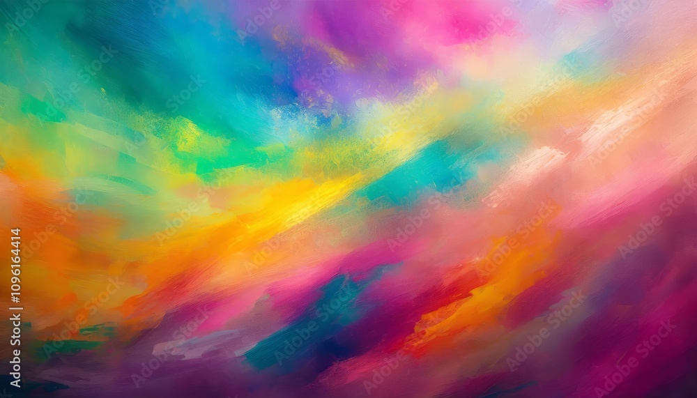 Poster vibrant and intricate abstract wallpaper texture featuring a multicolored blend of shapes, patterns,