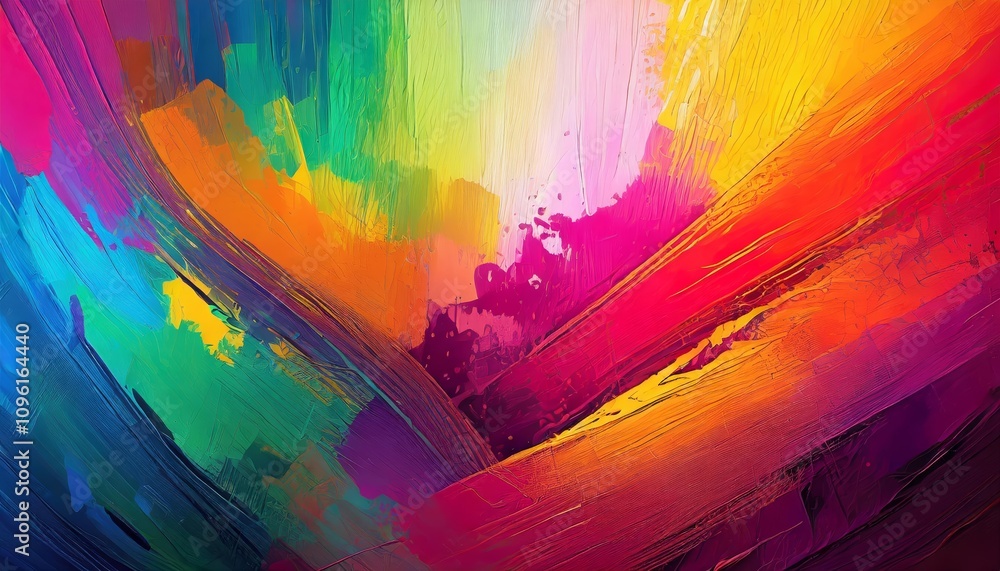 Poster vibrant abstract wallpaper texture illustration with dynamic color patterns and gradients for creati