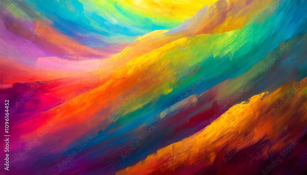 Poster vibrant colorful abstract wallpaper texture with dynamic shapes and rich artistic patterns for digit