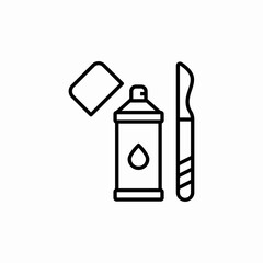 painting spray icon sign vector