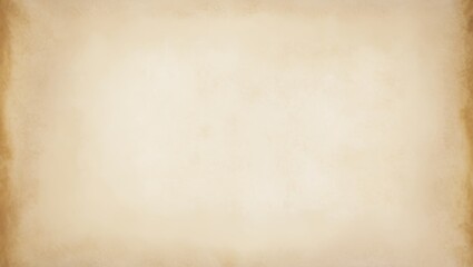 Obraz premium Old vintage paper with a glowing center and grunge vignette.