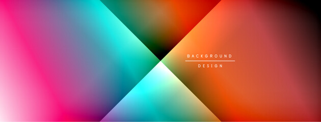 Dynamic shadow lines with gradient colors geometric background