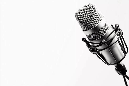  podcast microphone:  Modern mic studio microphone, hanging microphone, podcast studio