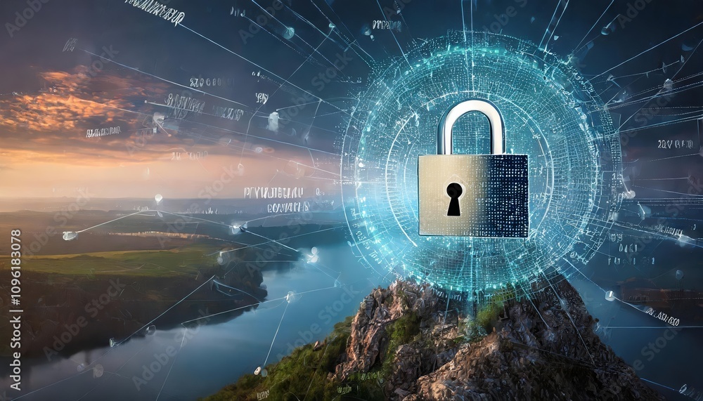 Poster understanding the importance of data privacy in the digital age: safeguarding personal information a