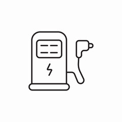 electricity petrol station icon sign vector © Nijat