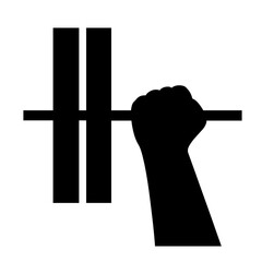 illustration de personne, homme et femme pratiquant activité de fitness, silhouette noire