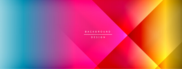 Colorful gradient with lines made of shadow and light. Creative background