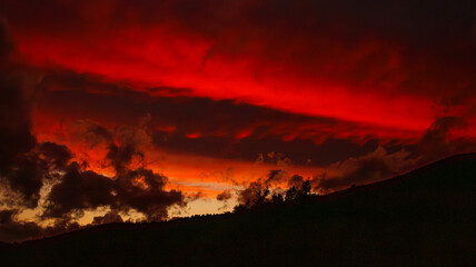 Dramatic clouds and sky