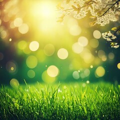 Obraz premium spring garden backdrop