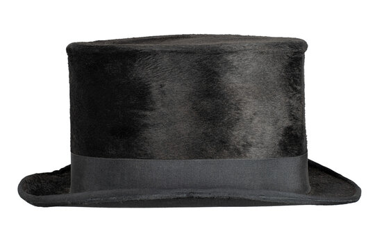 Black top-hat isolated on transparent background