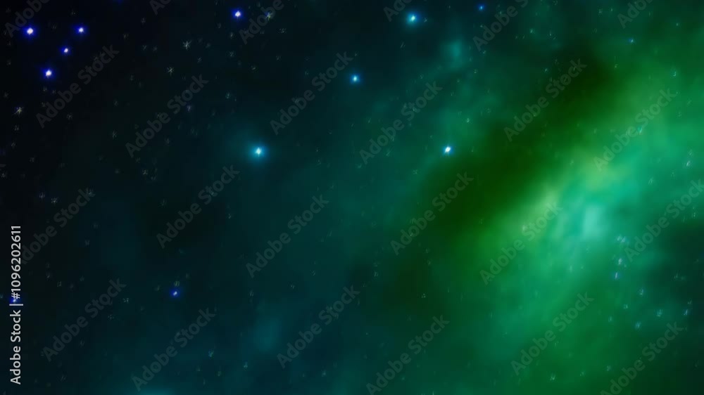 Poster witness a breathtaking journey through softly blurred stars and floating lights as they pulse rhythm