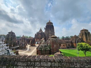 Bhubaneshwar, Odisha India - Oct 29 2024: Lingaraj Temple - a famous shiva mandir in Orrisa.